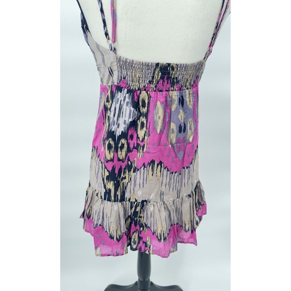 BCBG Max Azria A-Line Dress Women's Size Small Colorful Mini Dress - Picture 7 of 14